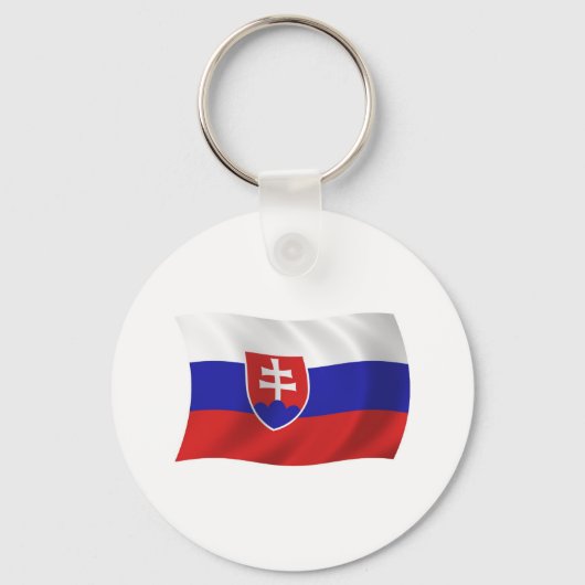 Slowakei Schlüsselanhänger der Flagge (Vorderseite)