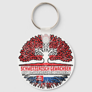 Slowakei Schweizer Baum Wurzel Schlüsselanhänger