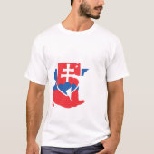 Slowakei Siegel T-Shirt (Vorderseite)