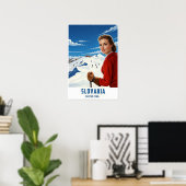 Slowakei-Ski-Plakat Poster (Heimbüro)