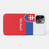 Slowakei Slowakische Flagge Emblem Europa Case-Mate iPhone Hülle (Rückseite (Horizontal))