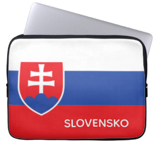 Slowakei Slowakische Flagge Emblem Europa Laptopschutzhülle