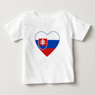 Slowakei T - Shirt "Flaggen Herz"