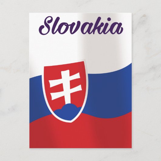 Slowakei-Urlaubsposter Postkarte (Vorderseite)