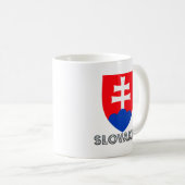 Slowakei-Wappen Kaffeetasse (VorderseiteRechts)