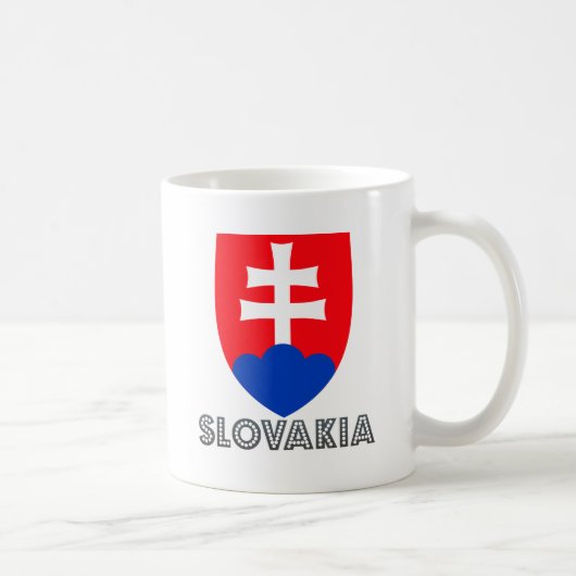 Slowakei-Wappen Kaffeetasse (Rechts)