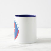 Slowakei Wappen Kreisform Tasse (Zentrum)