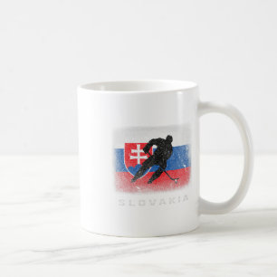 Slowakische Eishockey-Slowakische Flagge Kaffeetasse