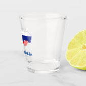 Slowakische Flag-Karte Schnapsglas (Rechts)