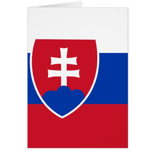 slowakische Flagge (Vorne)