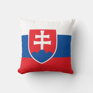 Slowakische Flagge Amerikas MoJo Pillow Kissen