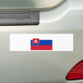 slowakische Flagge Autoaufkleber (Auf Auto)