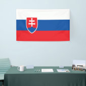 Slowakische Flagge Banner (Messeveranstaltung)