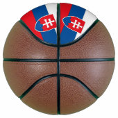 slowakische Flagge Basketball (Rechts)