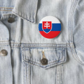 slowakische Flagge Button (Beispiel)