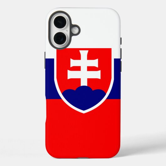 slowakische Flagge Case-Mate iPhone Hülle (Rückseite)