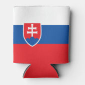 Slowakische Flagge Dosenkühler (Vorderseite)