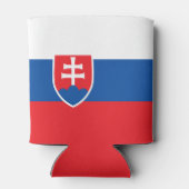 Slowakische Flagge Dosenkühler (Rückseite)