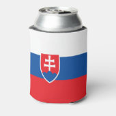 Slowakische Flagge Dosenkühler (Kanne Rückseite)