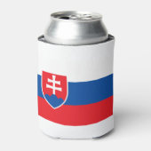 slowakische Flagge Dosenkühler (Kanne Vorderseite)