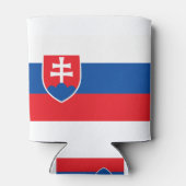 slowakische Flagge Dosenkühler (Rückseite)