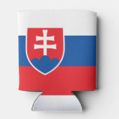 slowakische Flagge Dosenkühler (Rückseite)