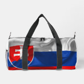 Slowakische Flagge Duffle Bag (Rückseite)