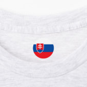Slowakische Flagge Etiketten (Befestigt)