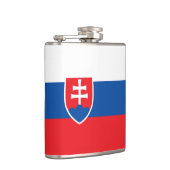 Slowakische Flagge Flachmann (Rechts)