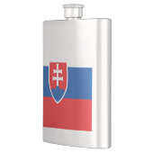 Slowakische Flagge Flachmann (Links)