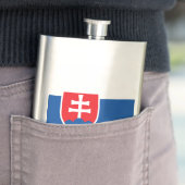 Slowakische Flagge Flachmann (Beispiel)