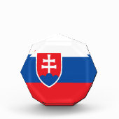Slowakische Flagge Fotoblock (Vorderseite)