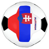 Slowakische Flagge Fußball (Gedreht)
