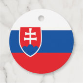 Slowakische Flagge Geschenkanhänger (Vorderseite)