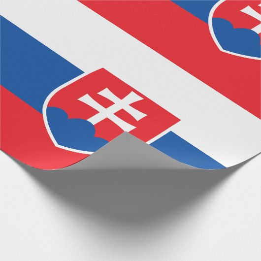 slowakische Flagge Geschenkpapier (Ecke)