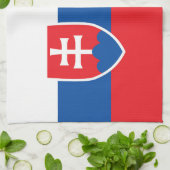 Slowakische Flagge Geschirrtuch (Gefaltet)