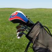 slowakische Flagge Golf Headcover (In SItu)