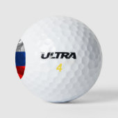 Slowakische Flagge Golfball (Logo)