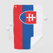 slowakische Flagge Golfhandtuch (Insitu)