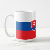 Slowakische Flagge Kaffeetasse (Links)