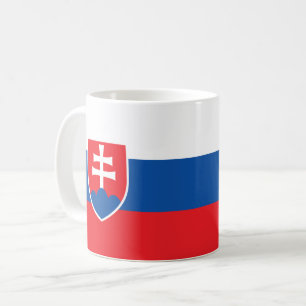 slowakische Flagge Kaffeetasse