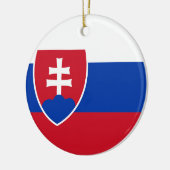 slowakische Flagge Keramikornament (Links)
