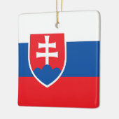 slowakische Flagge Keramikornament (Links)