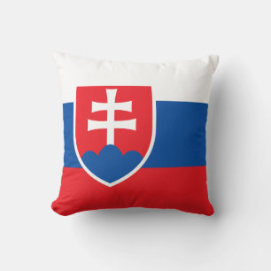 slowakische Flagge Kissen