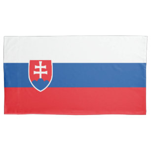 Slowakische Flagge Kissenbezug