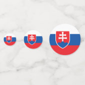 slowakische Flagge Konfetti (Vorderseiten)