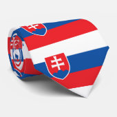 slowakische Flagge Krawatte (Gerollt)
