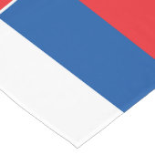Slowakische Flagge Kurzer Tischläufer (Ecke)
