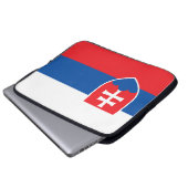 slowakische Flagge Laptopschutzhülle (Vorne Knopf)