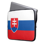 slowakische Flagge Laptopschutzhülle (Vorderseite Links)